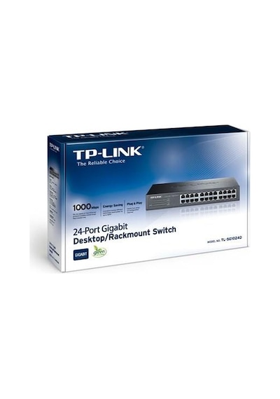 TP-Link Tl Sg1024D 24 Port 1000Mbps Gigabit Switch