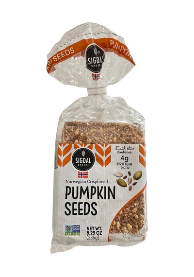 Sigdal Kabak Çekirdekli Kraker 235 G - 5 Adet Tarı
