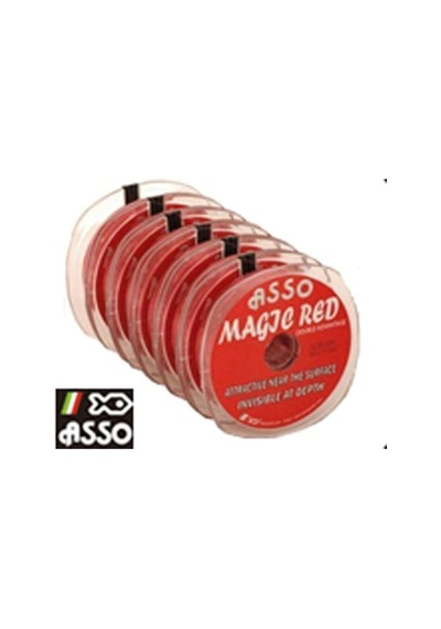 Asso Magic Red Invisible 100Mt Misina