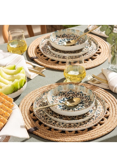 Mudo Home Ephesus Düz Kayık Tabak 25cm Renkli
