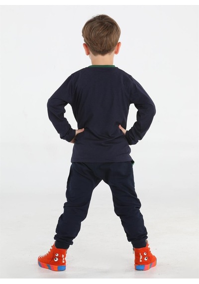 Casabony Timsah Cepli Baggy Pantolon + T-shirt Takım-yeşil - Laci Lacivert - Yeşil