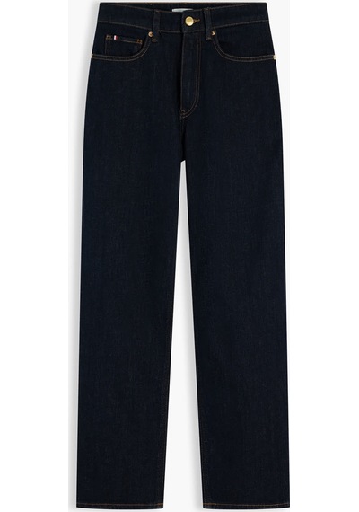 Tommy Hilfiger Tapered Rınse Hw Ankle Kadın Mavi Denim Pantolon - Ww0ww50966