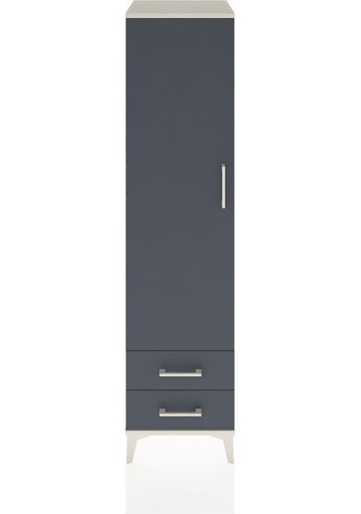 Hyperion Dolap Tek Raflı 2 Çekmeceli Tek Askılı 44x44x182 Ayt... Aytaşı