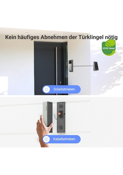 Ezvız 2k Ve 1080p Çift Kameralı Görüntülü Kapı Zili, Güneş Panelli Kablosuz Kapı Zili, Kişi Algılama, Paket Algılama, Çift Yönlü Ses Ve Renkli Gece Görüşü, 32 Gb Emmc Depolama, Ep3x Pro Ezvız 2k Ve 1080p Çift Kameralı Görüntülü Kapı Zili, Güneş Panelli Kablosuz Kapı Zili, Kişi Algılama, Paket Algılama, Çift Yönlü Ses Ve Renkli Gece Görüşü, 32 Gb Emmc Depolama, Ep3x Pro