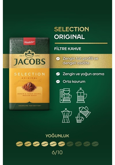Selection Filtre Kahve 250 Gr X 2 Adet Filtre Kahve