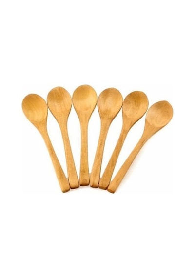 Trk-079 Gürgen No-2 Orta Ahşap Kaşık 27cm - 10'li Paket Diğer