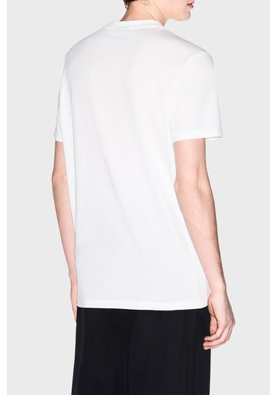 Armani Exchange Erkek T Shirt Xm002782 Af10356 U0009 Beyaz Beyaz