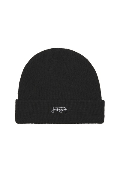 Jack & Jones Erkek Nakis Detayli Bere - Sean - 12299934 Black