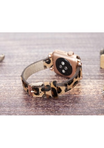 Bouletta Apple Watch Uyumlu Deri Kordon 38-40-41Mm Ferro Leo1N Tü