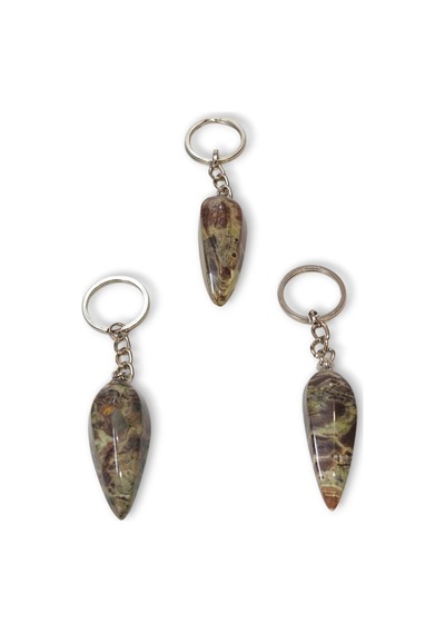 Rainforest Jasper Doğal Taş Anahtarlık 633-3
