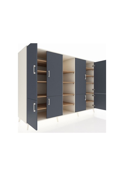 Kronos Dolap 14 Raflı 8 Kapaklı 220x59x163 Aytaşı-antrasit/çam Aytaşı-antrasit/çam Kronos Dolap 14 Raflı 8 Kapaklı 220x59x163 Aytaşı-antrasit/çam Aytaşı-antrasit/çam