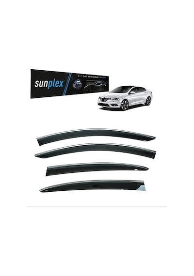 Sunplex Kromlu Cam Rüzgarlığı Renault Menage 4 2015 -2022 İle Uyumlu