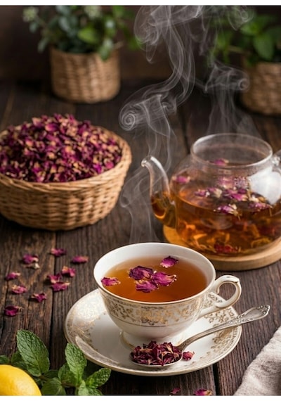 Gül Çayı 100g, Kurutulmuş Gül Yaprakları, Dried Edible Rose Petals, Doğal Ve Katkısız