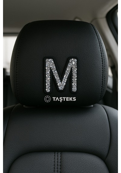 Taşlı Ütülenebilen Veya Sticker Olarak Kullanılabilen 6cm M Harfi