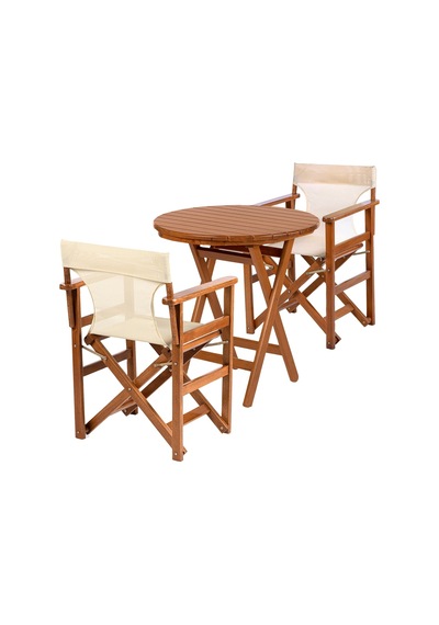 Motoryagmarket Rejisör Katlanır Bahçe Balkon Seti: 90Lık Masa + 2 Sandalye Ceviz Motoryagmarket Rejisör Katlanır Bahçe Balkon Seti: 90Lık Masa + 2 Sandalye Ceviz