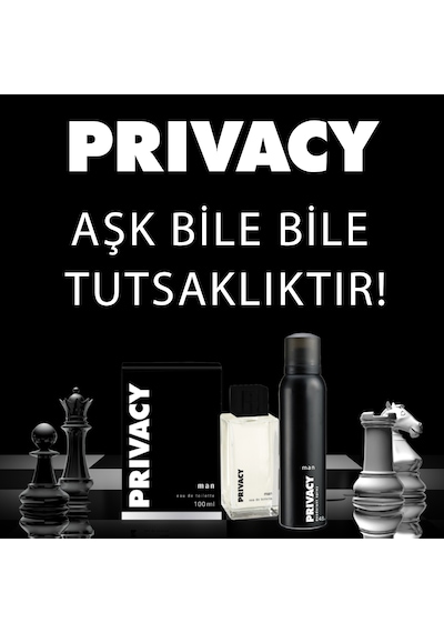 Privacy Man Erkek Parfüm EDT 100 ML + Deodorant 3 x 150 ML