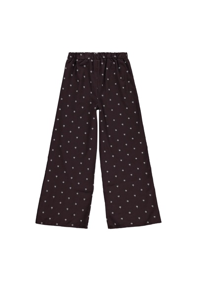 Civil Girls Yıldız Nakışlı 10-13 Yaş Pantolon - Kahve