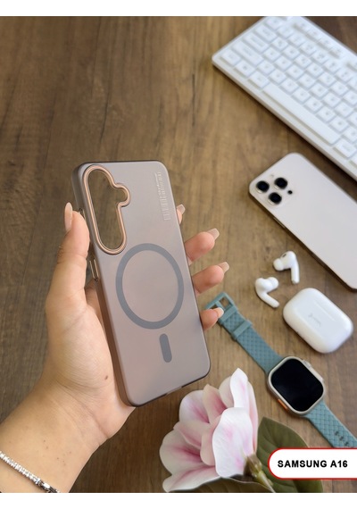 Samsung Galaxy A16 Uyumlu Mat Sert Klein Kılıf Siyah