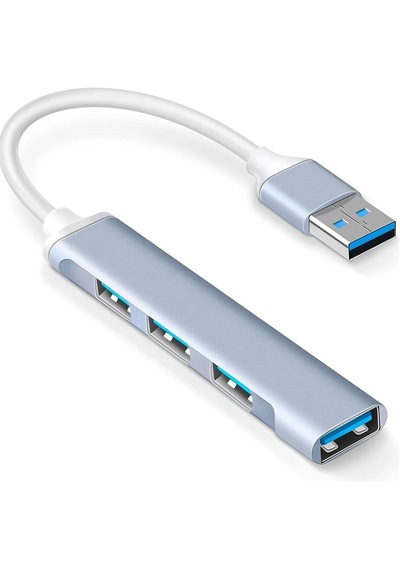 Usb 3.0 4 Port 3.0 Slim Usb Çoğaltıcı 4 Port İle Uyumlu Çoklayıcı