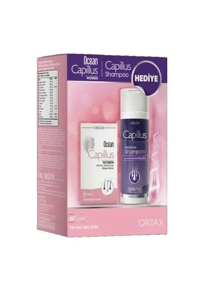 Ocean Capillus Women 60 Tablet + Capillus Shampoo 200 Ml Hediye 7/8 Yaş