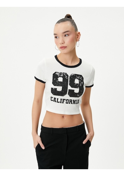 Koton Kolej Crop Tişört Baskılı Biyeli Kısa Kollu Bisiklet Yaka Pamuklu Fitilli Ekru 4sal10621ık 4SAL10621IK010 Ekru Koton Kolej Crop Tişört Baskılı Biyeli Kısa Kollu Bisiklet Yaka Pamuklu Fitilli Ekru 4sal10621ık 4SAL10621IK010 Ekru