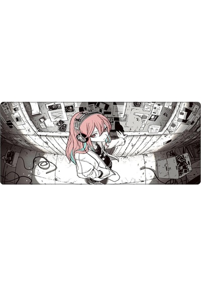 Gamer Mouse Pad 70x30 Mouse Pad Xl Büyük Oyuncu Ofis Anime Mousepad Anime Kız, 70x30 Cm 3mm Kalınlık