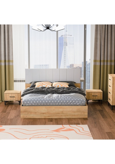 Garaj Home Doğa Yatak Odası Takımı - Meşe