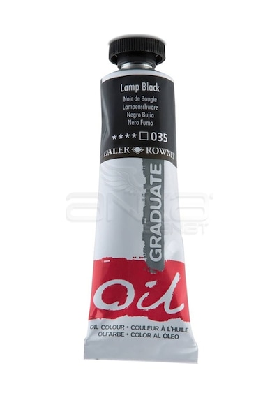 Graduate 38 ML Yağlı Boya 035 Lamp Black