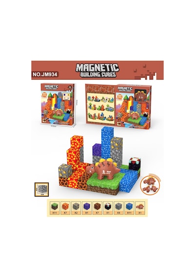 Magnetıc Küpler Eğitici Dinazorlar Jm930-jm939