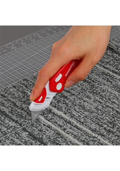 Workpro Wp211004 Plastik Gövde Katlanır Rötuş Maket Bıçağı