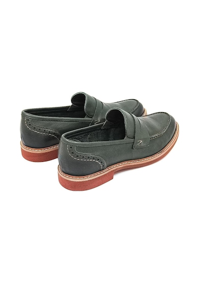Freefoot 2654 Erkek Klasik Ayakkabı - Yeşil Yeşil