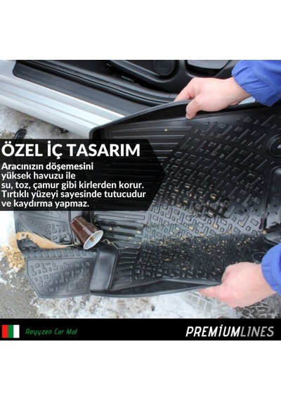 Reyyzen Renault Clio 4 Paspas+Bagaj Havuzu 2012-2019