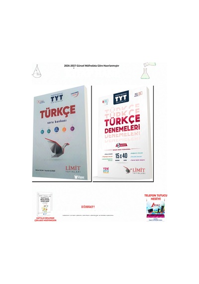 Limit Tyt Türkçe Soru Bankası 2 Kitap Seti