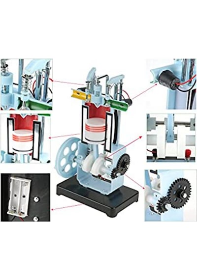 Dizel Motor Modeli 4 Zamanlı İçten Yanmalı Eğitim Modeli 31008