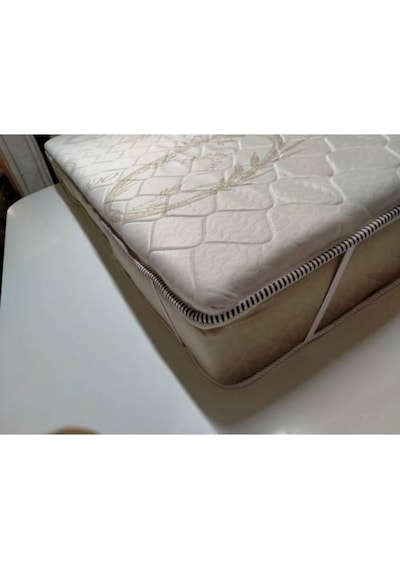 Hugoyimalat Hugoy 200X200 Bambu Yatak Pedi Kuştüyü Sünger Yatak Şilte 200*200