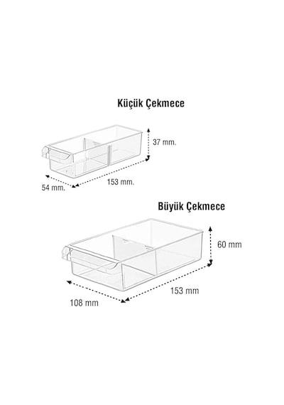 Çekmeceli 39'lu Takım Çantası Plastik Organizer Vida Dübel Civata Kutusu Bölmeli Avadanlık Monoblok