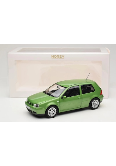 1:18 Ölçek Norev 1998 Volkswagen Golf 4 Gtı Cosmic Green Diecast Metal Minyatür Model Araba 25cm