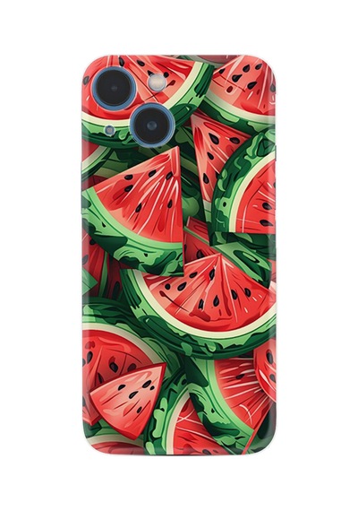 Apple İphone Uyumlu 13 Kılıf İphone 14 Kılıf Boutique Baskılı Resimli Karpuz Pcode -002