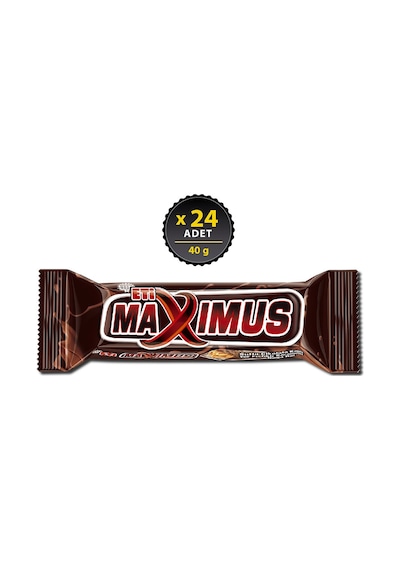 Eti Maximus Sütlü Çikolata Kaplı Yer Fıstıklı Bar 36 g x 24 Adet