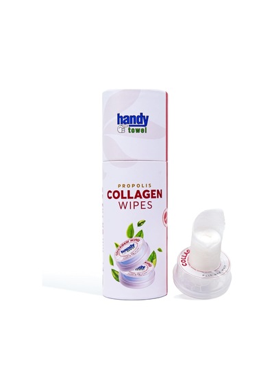 Kolajen Cilt Bakım Kapsülü 8 X 7,5 Ml Likit +%100 Selüloz Mendil - Seyahat Boy