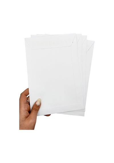 Zarf A5 Boyutunda Beyaz Torba Zarf 17x25 Cm - 50 Adet Genel