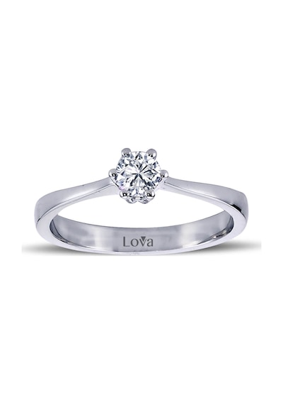 Lova D Renk 0,27 Karat Pırlanta Tektaş Yüzük - 1070046