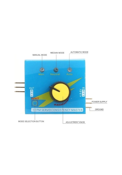 Servo Motor Test Cihazı Servo Tester 3 Kanal Ecs