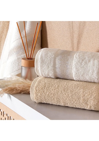 Nova Pure Cotton Kum Pamuk Hamam Seti, Ekru, S-m/l-xl Cok Renkli