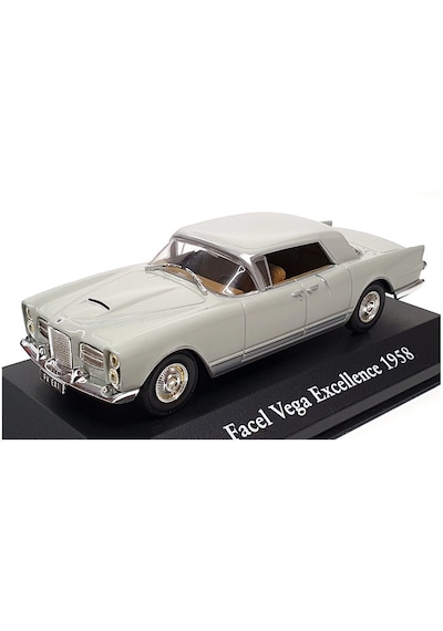1:43 Ölçek Atlas 1970 Renault 12 - White Diecast Metal Minyatür Model Araba 10cm