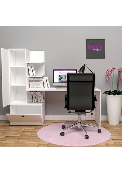 Cherry Çalışma Masası Mdf Beyaz Cherry Çalışma Masası Mdf Beyaz