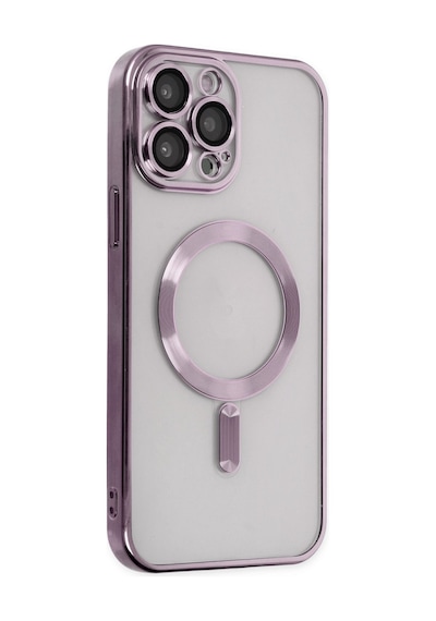 Apple iPhone Uyumlu  14 Pro Uyumlu Kılıf Kross Magneticsafe Kapak - Mor