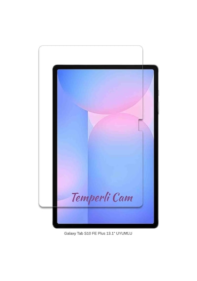 Galaxy Tab S10 Fe Plus 13.1" Uyumlu Fuchsia Temperli Cam Tablet Ekran Koruyucu