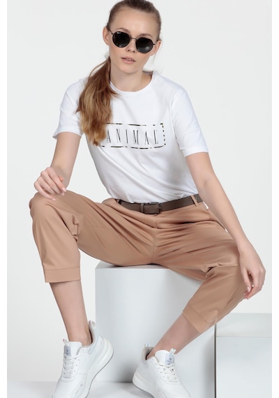 Straight Pantolon Vizon