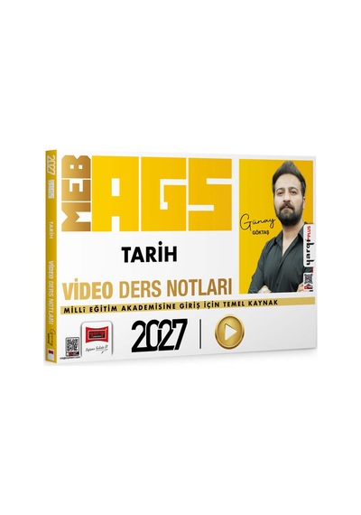 Yargı Yayınları 2027 Meb Ags Öğretmen Adayları İçin Tarih Video Ders Notları